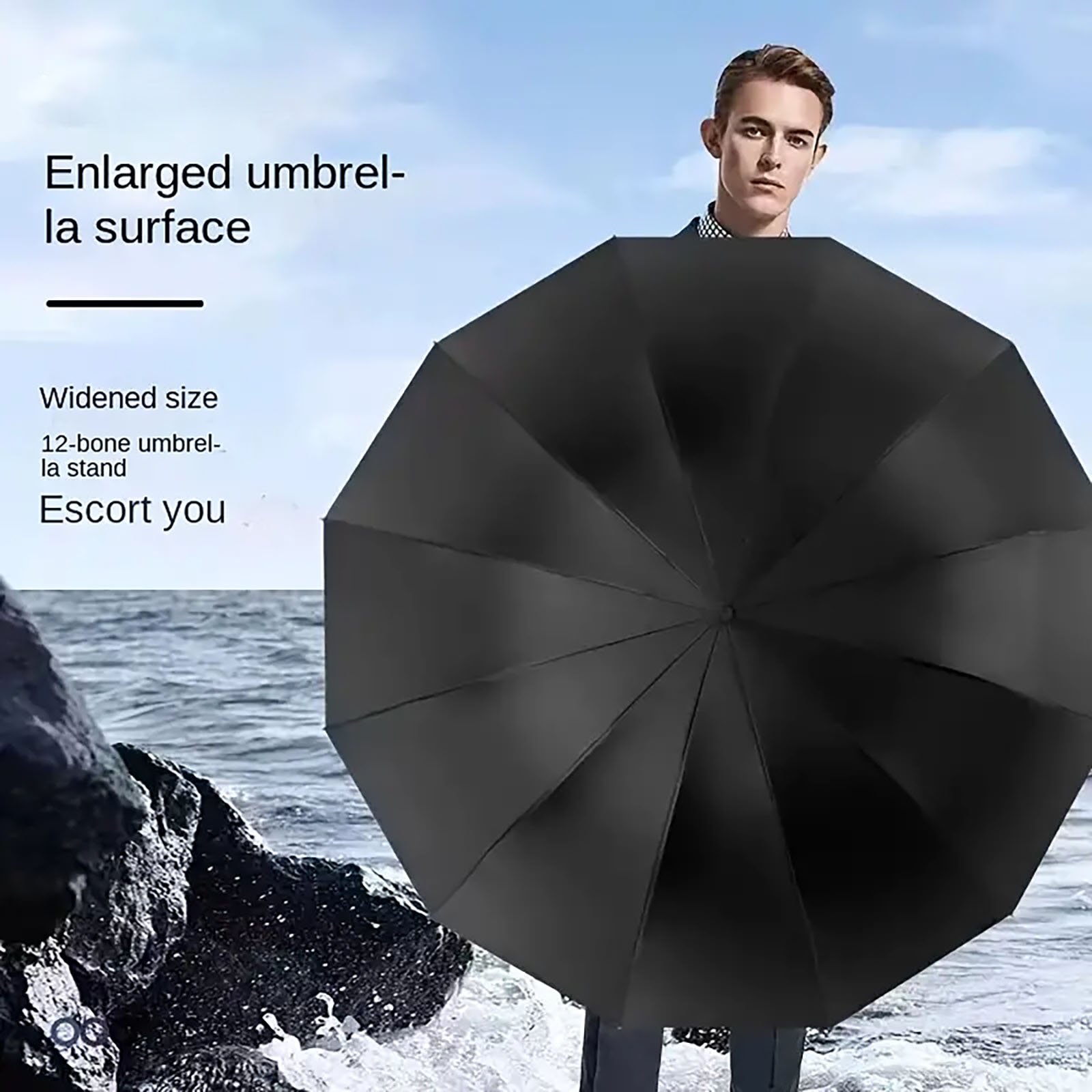130 سنتيمتر/51.18 بوصة مظلة عا - مراجعة Golf Umbrella Large وسعره