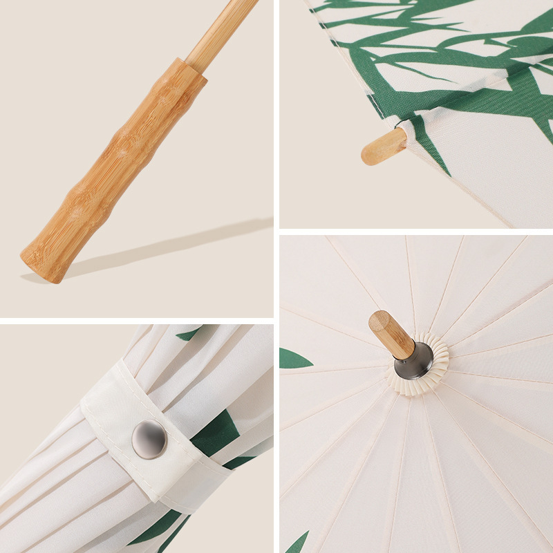 مظلة كبيرة من الخيزران بتصميم  - مراجعة Golf Umbrella Large وسعره