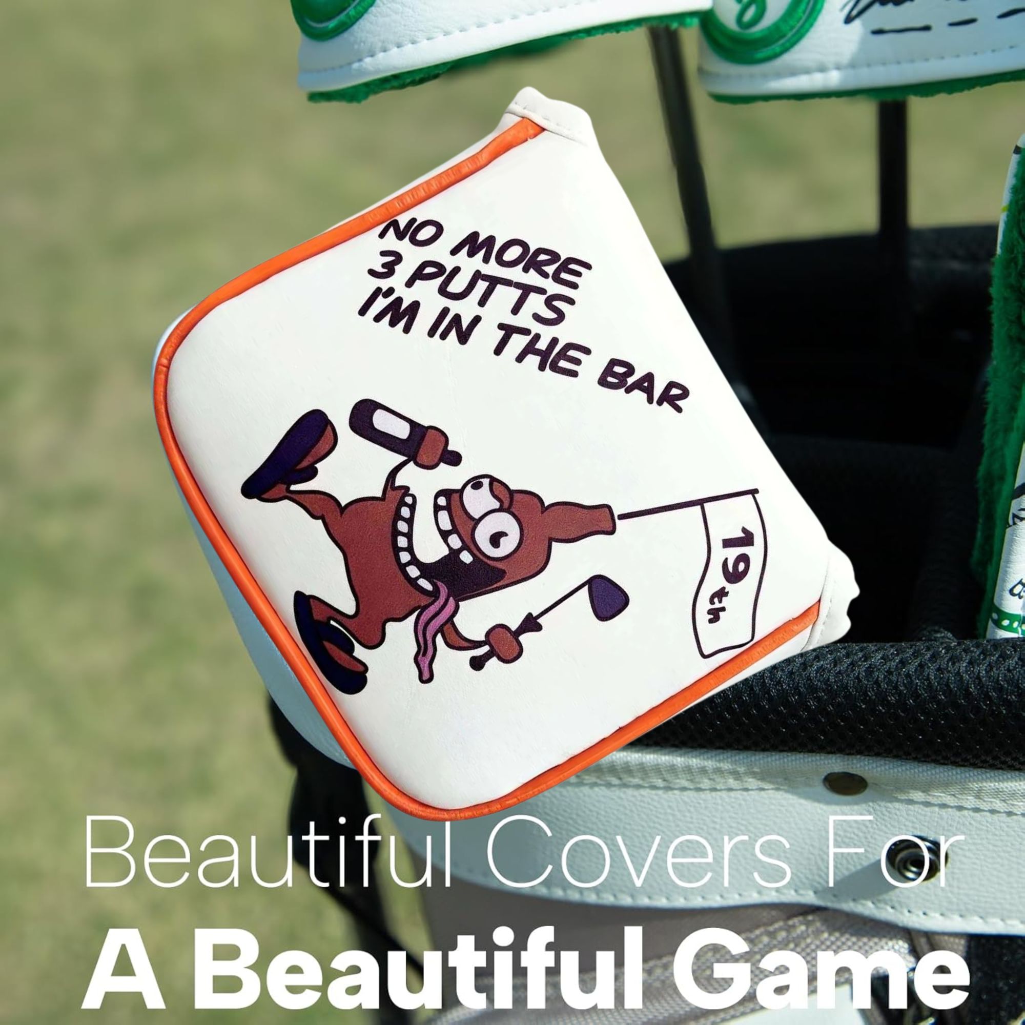 غطاء مضرب الجولف فاني أوريجينا - مراجعة Golf Tees وسعره